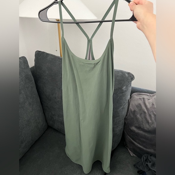 Outdoor Voices The Exercise Dress Small Olive Green - Picture 4 of 8